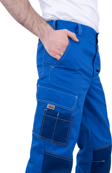 Брюки ТУРБО SAFETY летние василек-синий