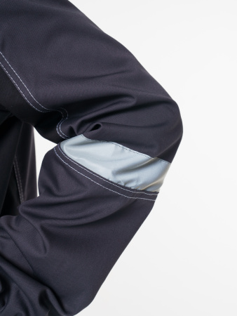 Куртка рабочая мужская №116 серый с черный