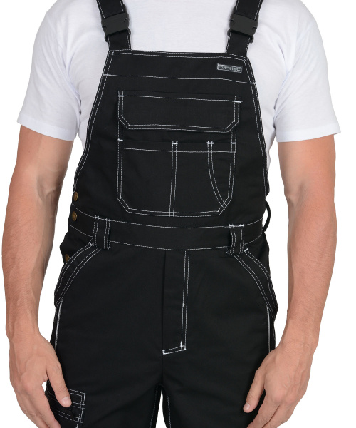 Полукомбинезон "ПРЕСТИЖ" черный, тк.Rodos (245 гр/кв.м) (ЧЗ)