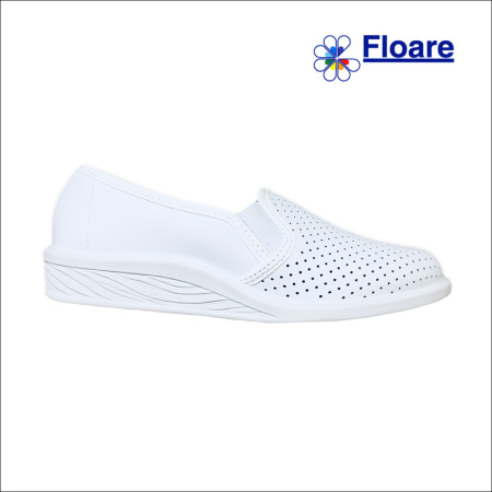 Туфли "ТАНЯ" женские белые, нат. кожа арт. 55110108 Молдшуз