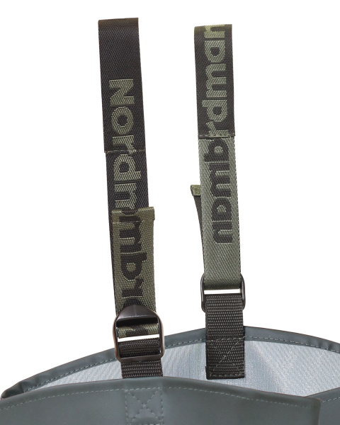 Сапоги рыбацкие Nordman 15S ПВХ КЩС МБС, оливковый, высота 90см (5-738-G02)