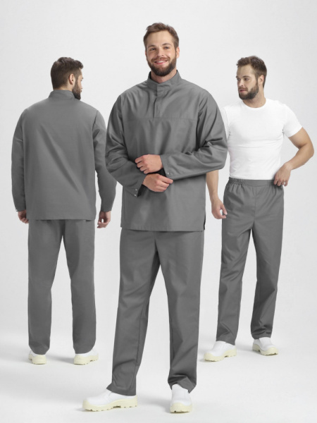 Костюм мужской Хаспфуд-Стандарт (тк.Смесовая,160), серый