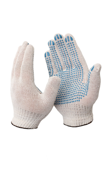 Перчатки ХБ 4-х с ПВХ 10 кл.