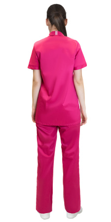 Костюм "ВИКТОРИЯ" женский фуксия тк. Твил-Стрейч (ЧЗ)