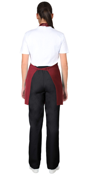 Фартук "ИРИС" бордовый