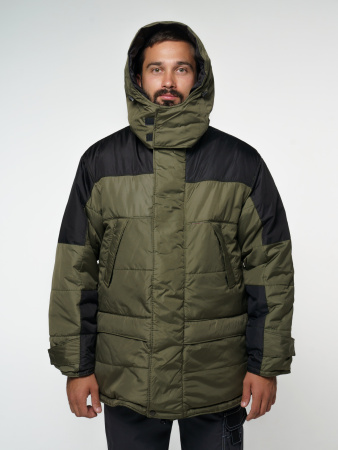 Куртка "ЕВРОПА" оливковая с чёрным (ЧЗ)