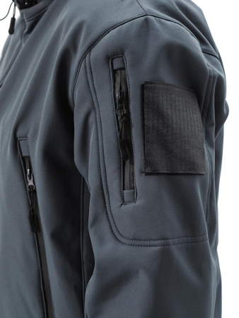 Костюм "ВЕПРЬ" куртка/брюки, цвет: т.серый, ткань: Софтшелл