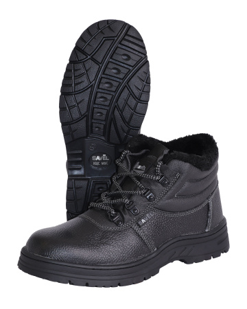 Ботинки "Сириус-Титан", кожа, МП, иск. мех, Нитрил