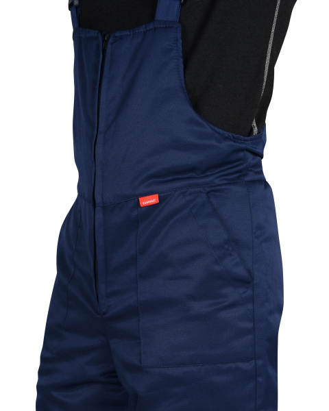 Костюм "Рост-Норд"-2 куртка, п/к, т-синий с васильковым и СОП 50мм Тк.Гретта (ЧЗ)