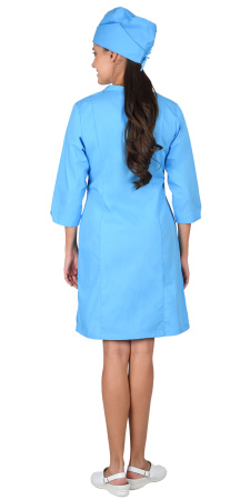 Халат "Лима" женский голубой (ЧЗ)
