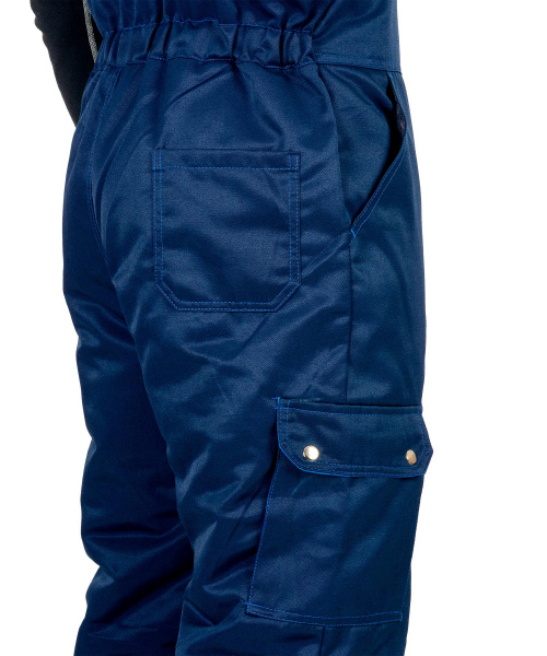 Костюм "ТИТАН" зимний: куртка дл., п/комб. т.синий с васильковым и СОП-50мм. (ЧЗ)