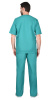 Костюм хирурга универсальный: блуза, брюки зелёный